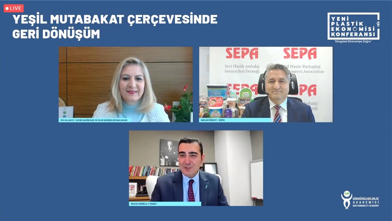 Yeni Plastik Ekonomisi Konferansı’nda “Yeşil Mutabakat Çerçevesinde Geri Dönüşüm” oturumu gerçekleşti