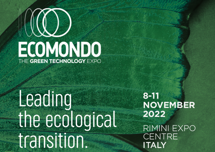ECOMONDO Yeşil Enerji, Çevre ve Geri Dönüşüm Fuarı 8-11 Kasım 2022 tarihlerinde İtalya'nın Rimini kentinde yapılıyor