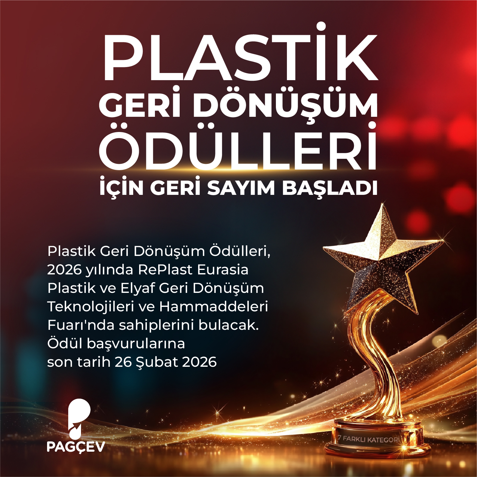 PAGÇEV 3. Plastik Geri Dönüşüm Ödülleri