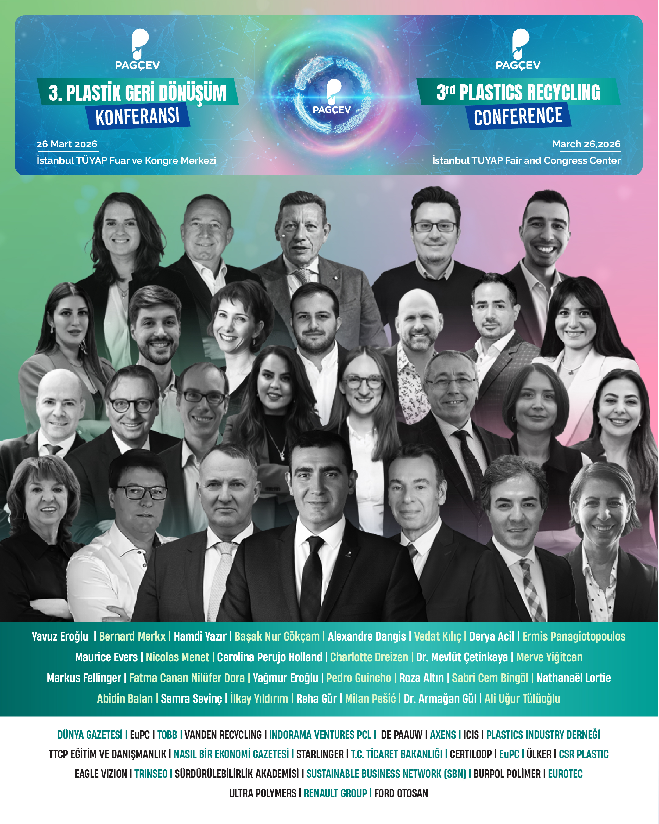 PAGCEV 3. Plastik Geri Dönüşüm Konferansı 26 Mart 2026 Perşembe Günü Gerçekleşecek