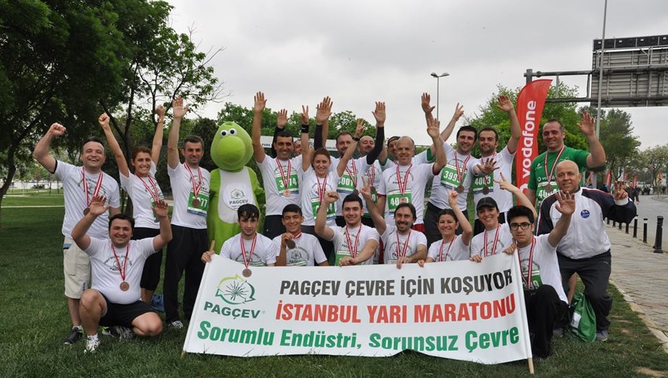PAGÇEV, Çevre için Maraton koştu !