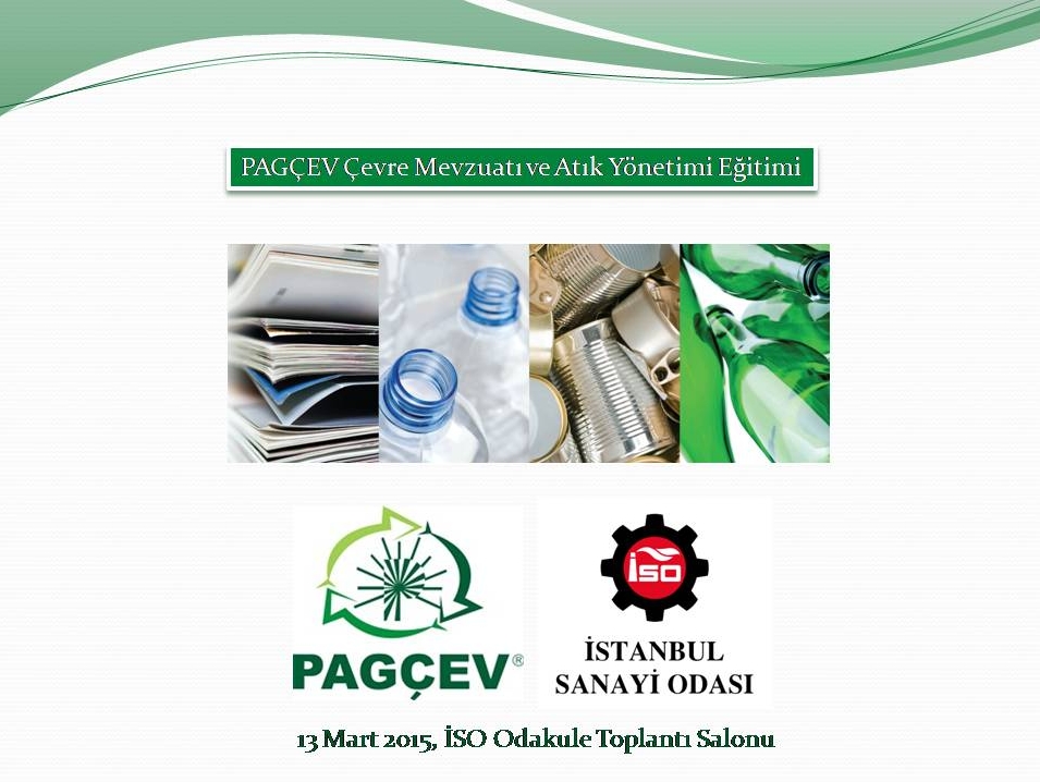 PAGÇEV Çevre Mevzuatı ve Atık Yönetimi Eğitimi