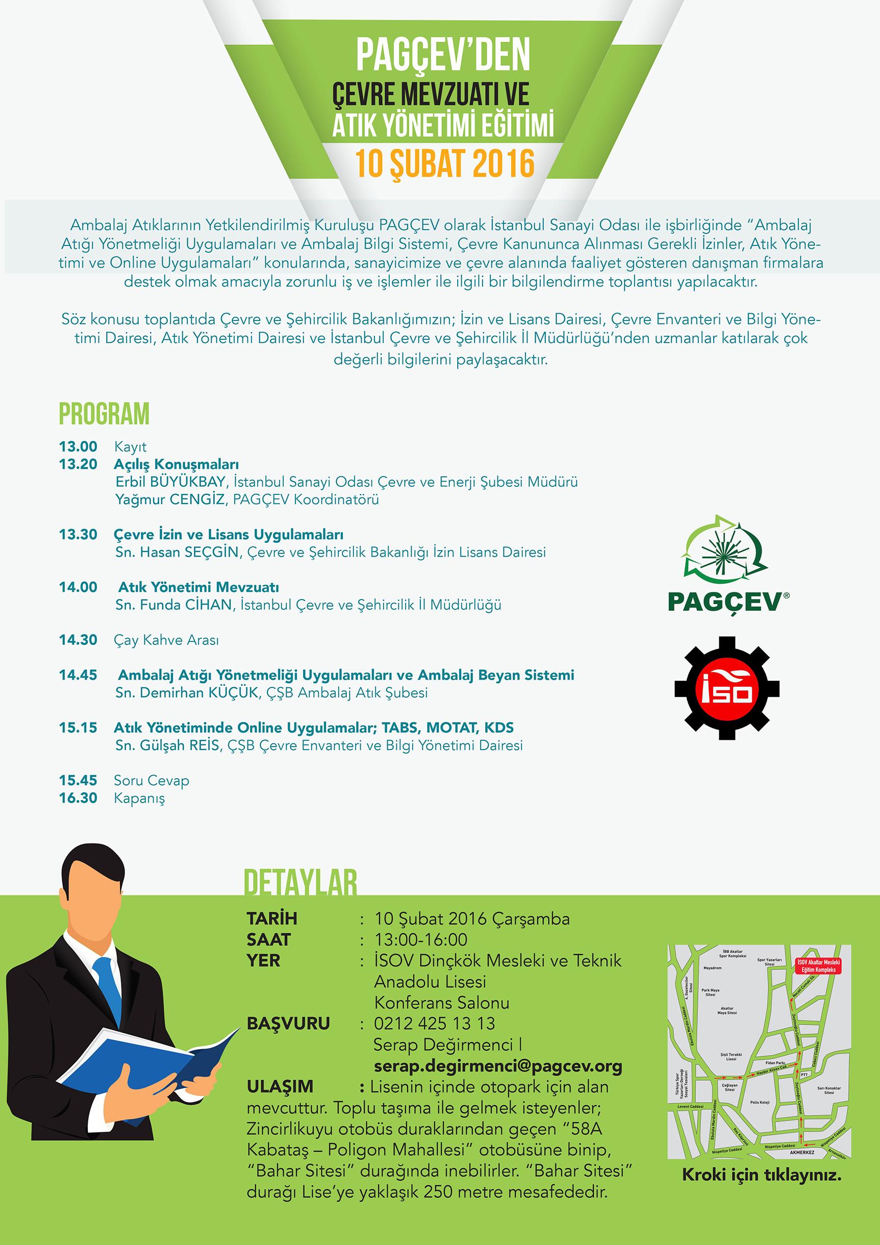 Yer Değişikliği - PAGÇEV'den Çevre Mevzuatı ve Atık Yönetimi Eğitimi..!