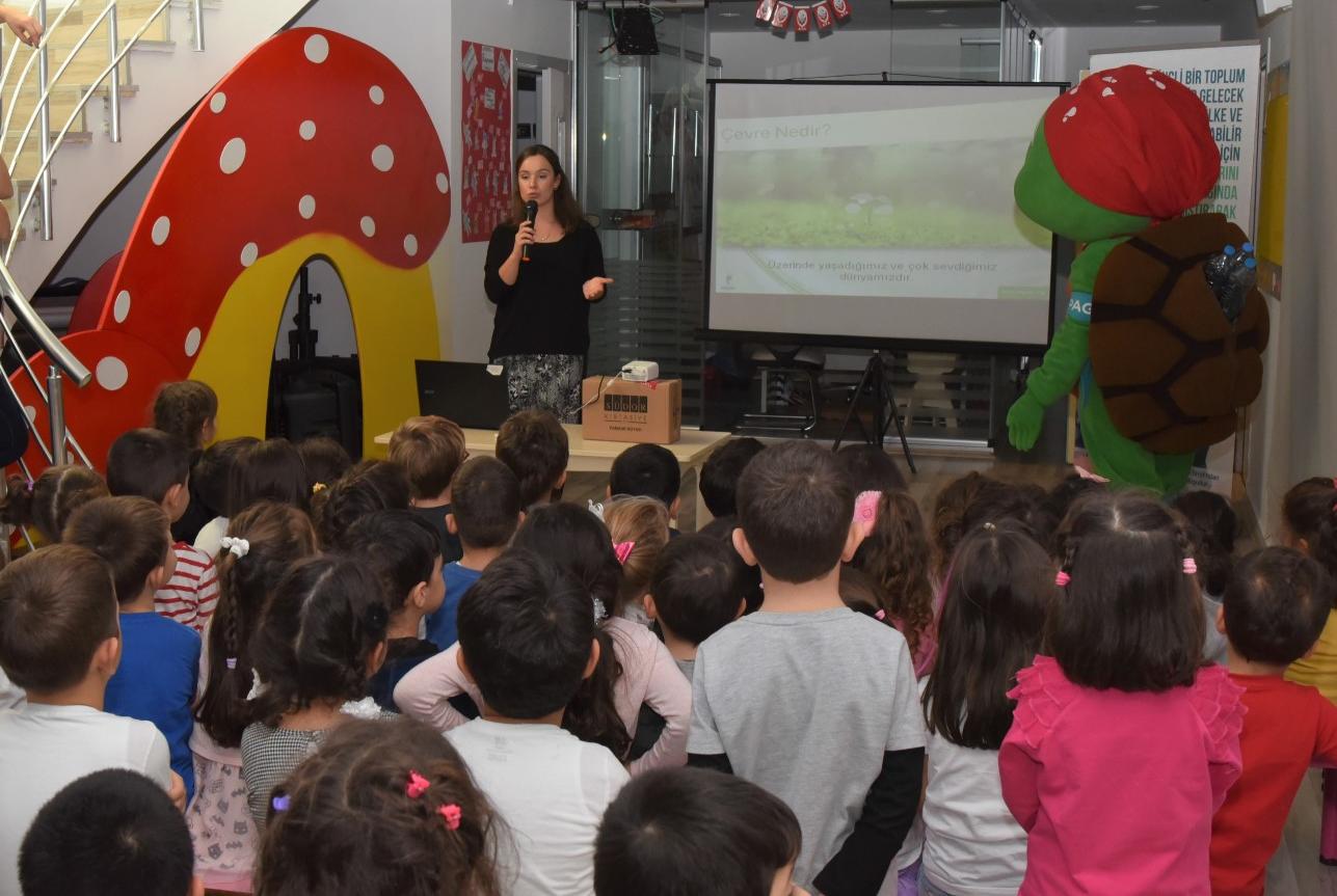 TOKİ Nilüfer Anaokulu Öğrencilerine Geri Dönüşüm Eğitimi