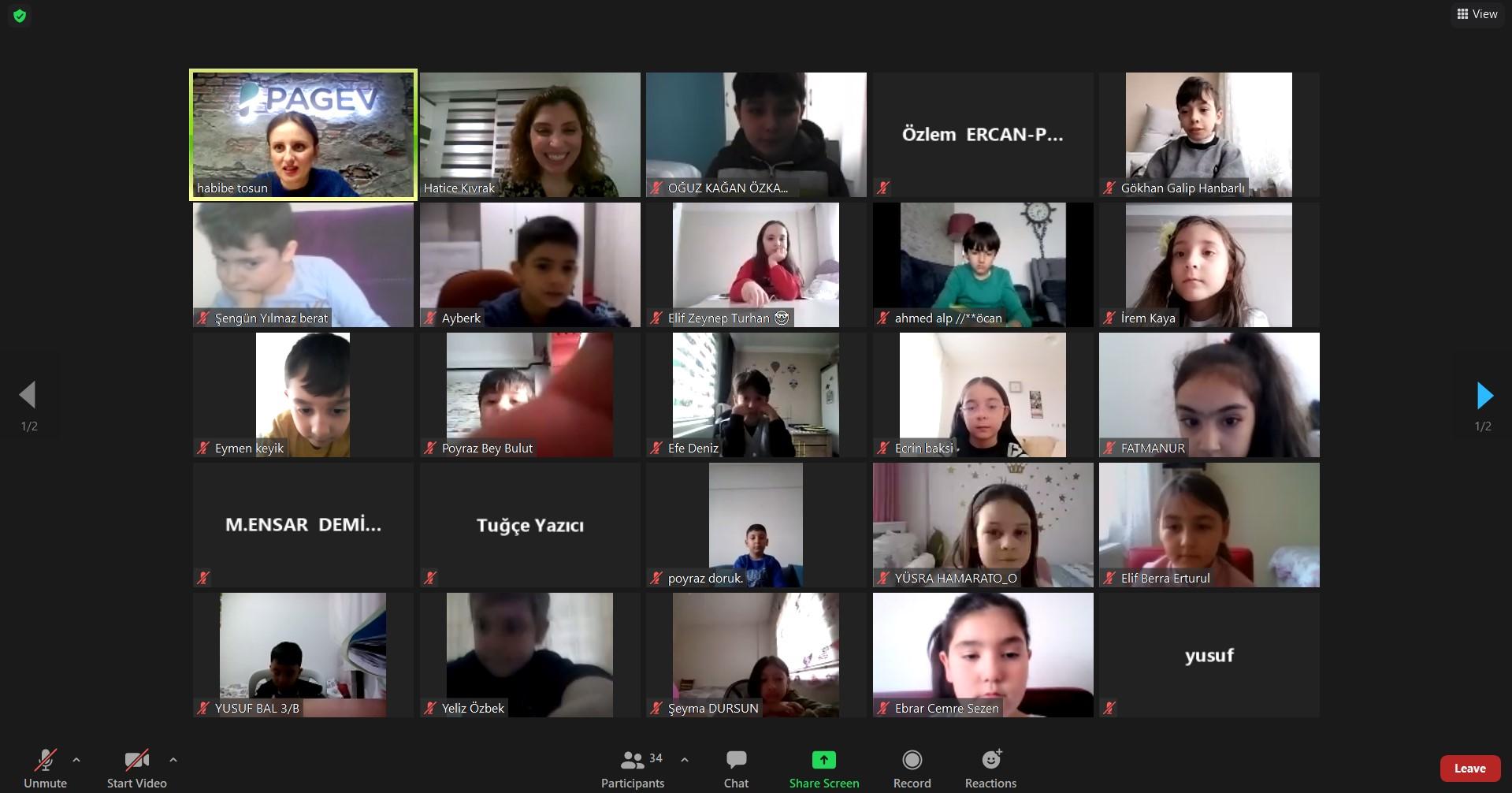 PAGÇEV ’den Çocuklara Çevre Eğitimi